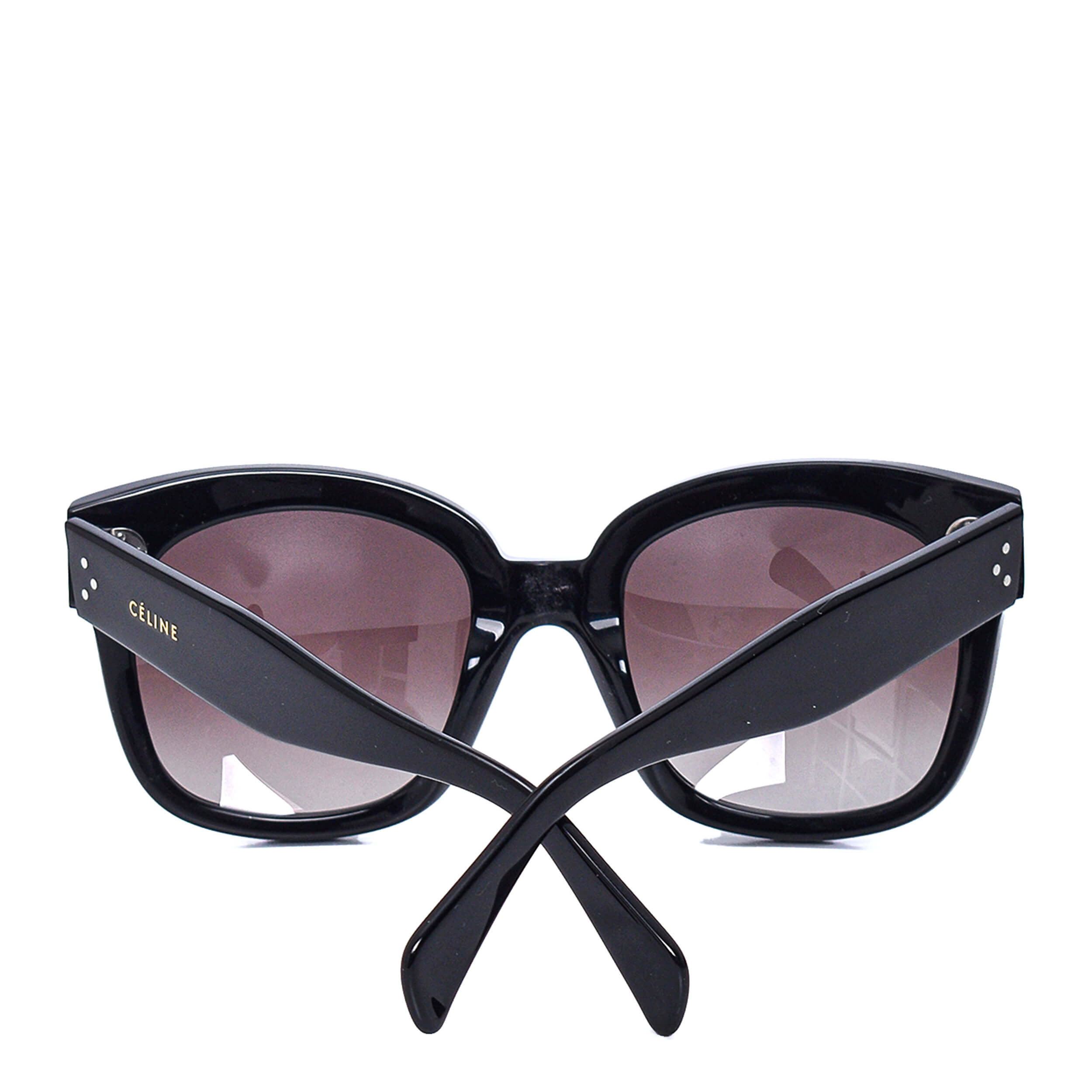 Celine - Black Acetate Classic Sunglasses